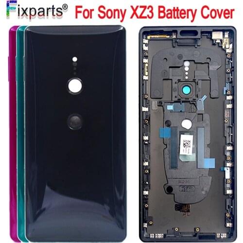 New Battery Housing Door Back Cover Case For Sony Xperia XZ3 Battery Cover Housing 6.0" For Sony XZ3 Battery Cover Replacement