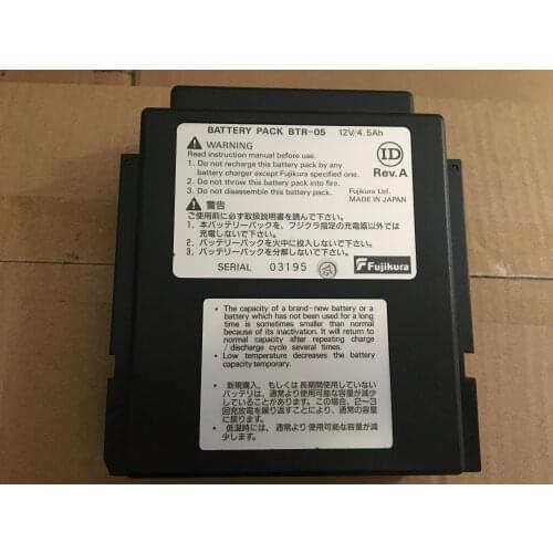 DHL Shipping New Original BTR-05 Battery 12V 4.5Ah BTR-05 for FSM-40S FSM-16S FSM-30R Optic Fiber Fusion Splicer Welding Machine