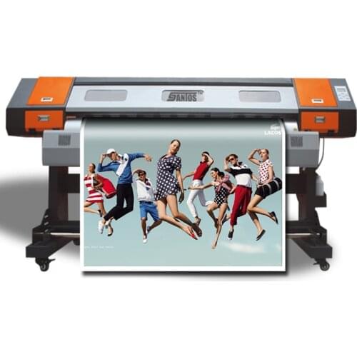 Banner Vinyl Poster Sticker Printing Machine 1.6m Good Cheap Eco Solvent Ink Pinter Large Wide Format Color Printer Inkjet