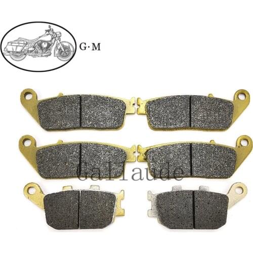 Motorcycle Front / Rear Brake Pads For Kawasaki Ninja650 EX650 Z650 ER650 17-20 Z750 ZR750 L/M 07-11 KLE650 Versys 16-20