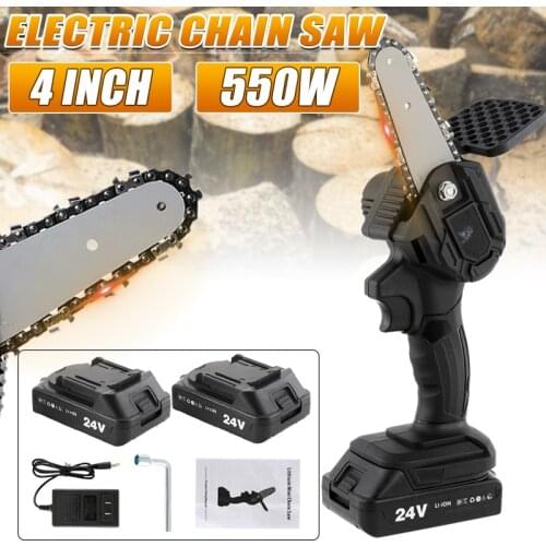 550W Lithium Battery Portable Electric Pruning Saw Rechargeable Small Electric Saws Woodworking Mini Electric Saw Garden Logging