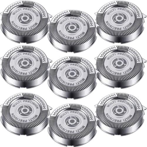 SH50 Replacement Heads for Norelco Shavers Series 5000, AquaTouch, PowerTouch, 9 Pack Blades