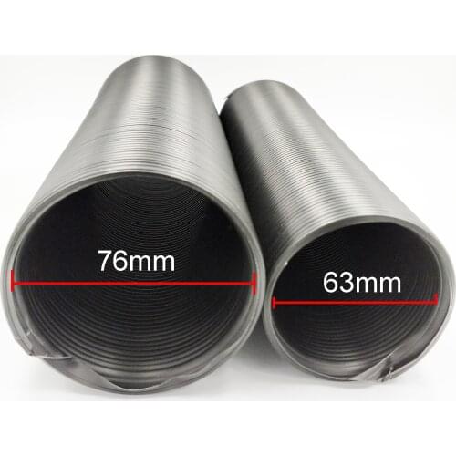 Universal 63/76mm Flexible Cold Air Intake Hose Pipe