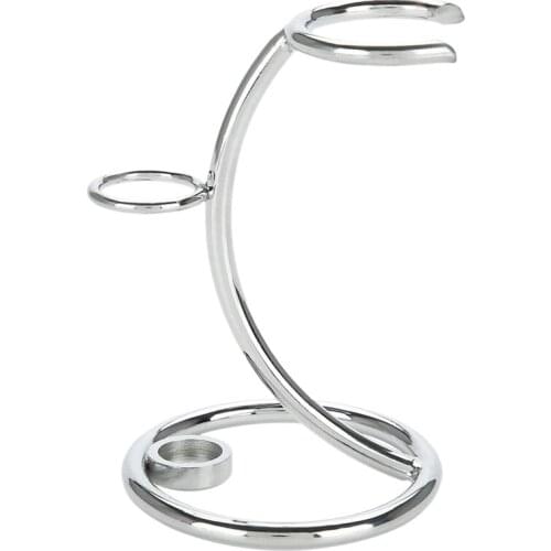 Universal Shaving Brush Stand Simple Metal Safe Razor and Brush Holder Stand Shaver Kit Organizer for Men