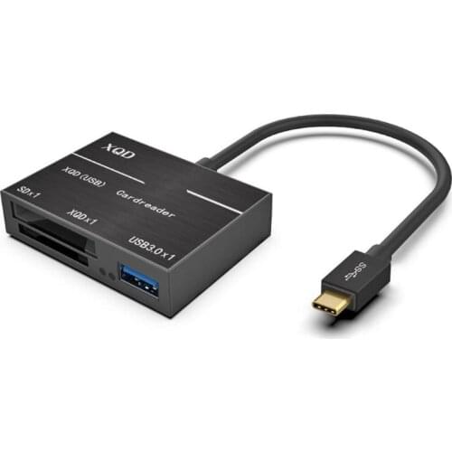 USB 3.0 Type-C USB-C to XQD Memory Card Reader 500MB/s High Speed Camera Kit Adapter