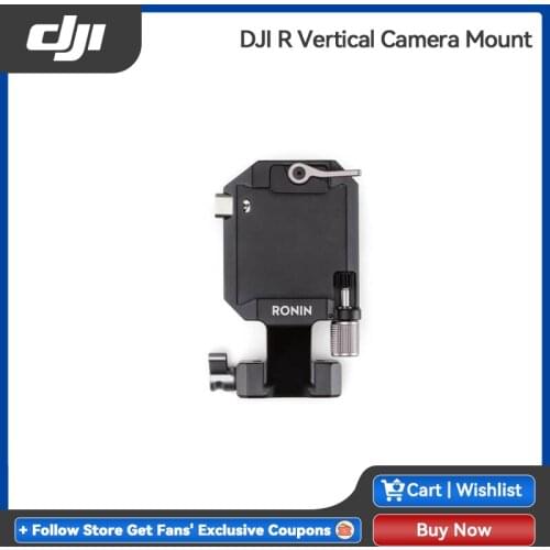 DJI R Vertical Camera Mount offers reliable vertical shooting for longer durations on DJI RS 2 Original