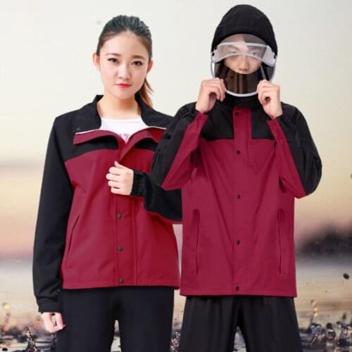 Adult Impermeable Rain Coat Suit Thick Men Women Motorcycle Split Rain Coat Waterproof Capa De Chuva Household Merchandises 60