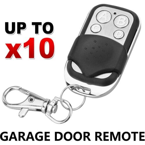 10x Universal Replacement Garage Door Car Gate Cloning Remote Control Key Fob 433