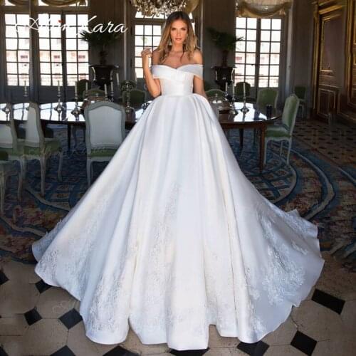 Alim Kara Satin Wedding Dresses