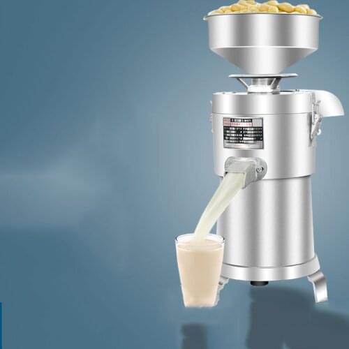 Automatic Soybean Milk Tofu Maker Machine Slag Separating Commercial Fiberizer Rice Paste Machine Stainless Steel Juicer