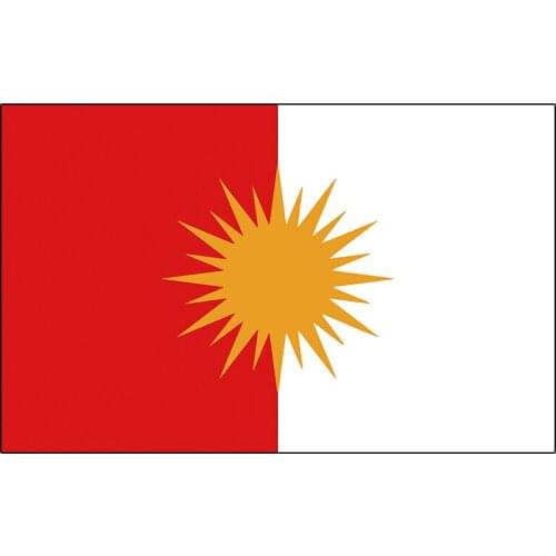 Free Shipping 90*150cm Yezidi Flag/Yezidische Flagge/Drapeau Yezidi Lalish/Tausi Melek/Ezdi/Ezdixan
