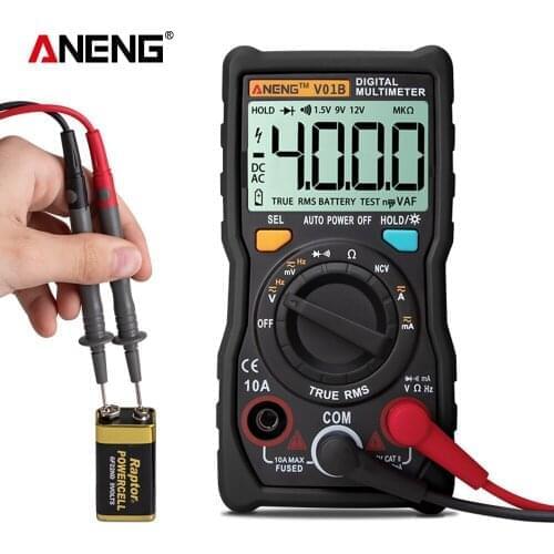 ANENG V03B 4000 Counts Digital Multimeter Comprobador Automotive Electrical Dmm Transistor Tester Capacitance Meter Test Point