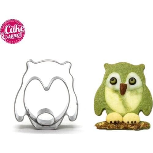 Cookie Cutters Stainless Steel Owl Shape Cookie Cutters Animal Biscuit Baking Tools Fondant Pastry Decorating Tools