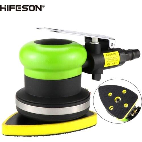 HIFESON Car Polisher Machine Triangle Air Sander Polisher Tools High Speed Wood Metal Grinder Machine Polishing Grinding