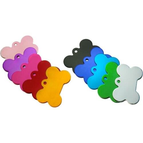 Pet ID Tags 38MM Aluminum Alloy Dog Cat Identity Badge Plate Pet Supplies GQ