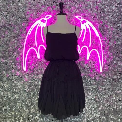 Wings Cloud Neon Custom Sign LED Light Shop Logo Lamp Pub Store Game Room Wall Home Birthday Party Restaurant Flower Faceplate