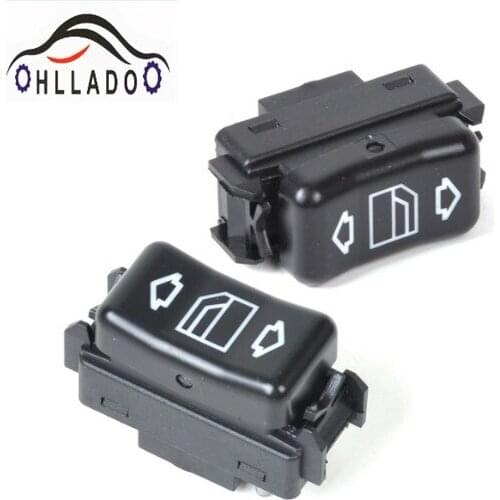 HLLADO Left & Right Electric Master Control Power Window Switch 1248204510 1248204610 For Benz W124 W126 W201 W463 S124