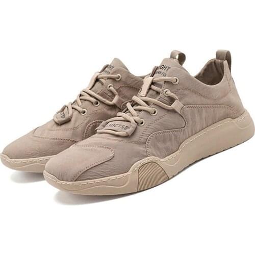 Mens shoes 2020 summer breathable new trend wild ice silk canvas shoes casual sports shoes old fashion cloth shoes