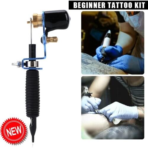 Beginner Tattoo Kit Machine Microblading Permanent Makeup Machine Tattoo Pen Handle Motor Gun Cartridge Needles Makeup Supplies