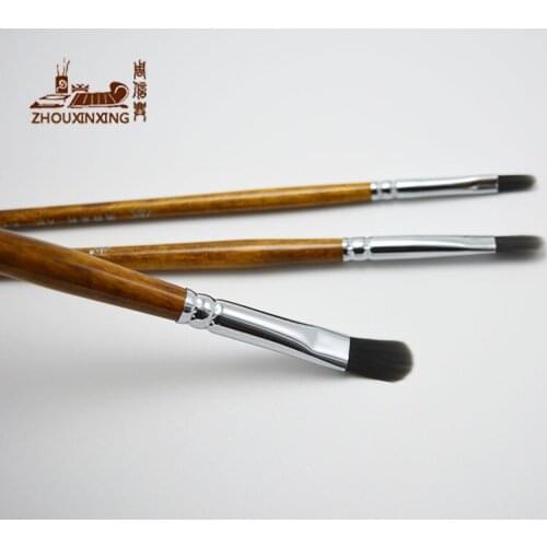 3pcs/Set high quality Nylon hair Hand-painted Drawing Art Pen Birch rod acrylic oil painting brush Set Drawing Art Supplies