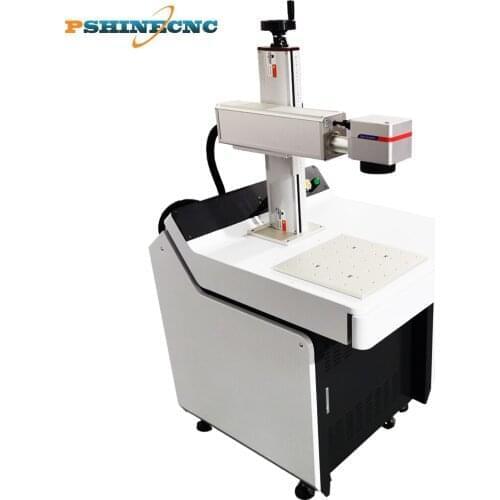 Pshinecnc 30 50 watt fiber laser marking machinery For Metal Plastic