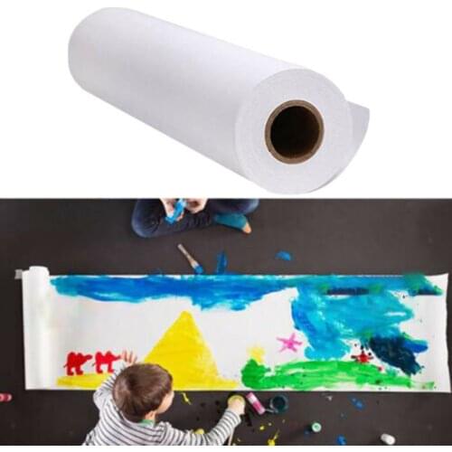 White Drawing Paper Roll Draft Sketch Butter Paper Tracing Easel Paper Rolls for Kids Drawing Art Sketch Painting 22.5cmx10m