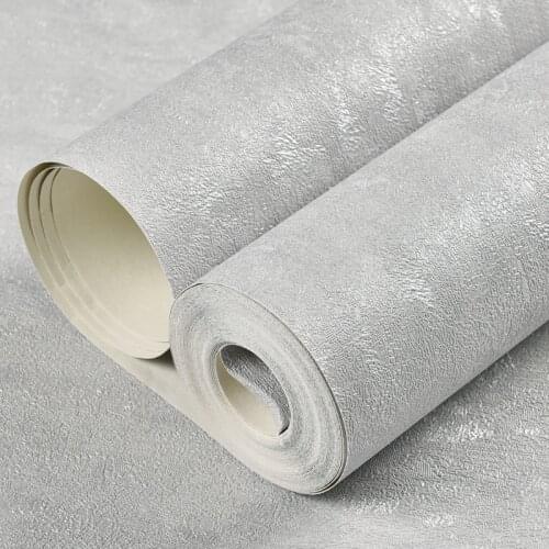 Modern 3D Embossed PVC Vinyl Wall Paper Rolls Living Room Bedroom Study Background Wall Decor Solid Color Waterproof Wallpaper
