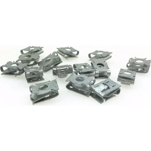 STARPAD For the car new and old POLO car engine guard plate at the end of the guard plate S iron buckle 15pcs
