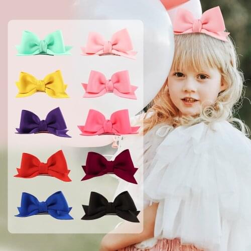 Hair Clips For Girls Hairpin Bowknot Headwear For Toddlers Hair Clips For Children Baby Girl Hair Accessories Spring Hair Pins