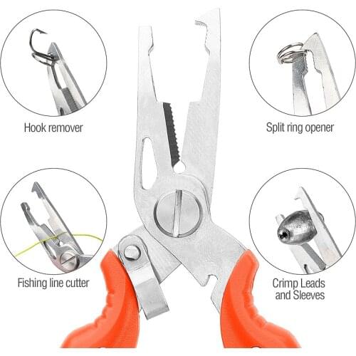 1 Pcs Fishing Pliers Braided Wire Bait Knife Hook Hook Remover and Other Fishing Tackle Cutting Fish Hook Hook Accessories