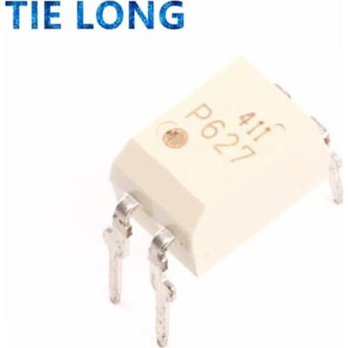 10pcs/lot TLP627 DIP-4 TLP627-1 TLP627 P627 HIGH VOLTAGE DARLINGTON OUTPUT OPTICALLY COUPLED ISOLATOR
