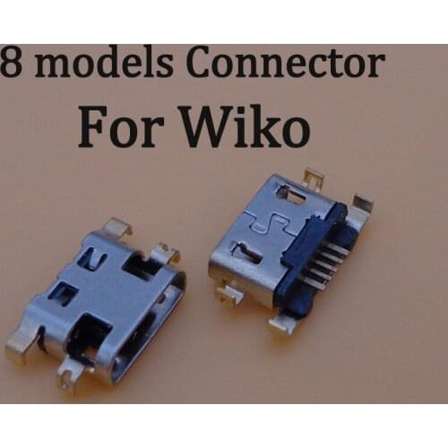 10pcs Micro USB Power Charging Connector Socket Dock Port For Wiko highway 4G Ridge 4G Fever 4G Rainbow Jam 4G Pulp Fab 4G