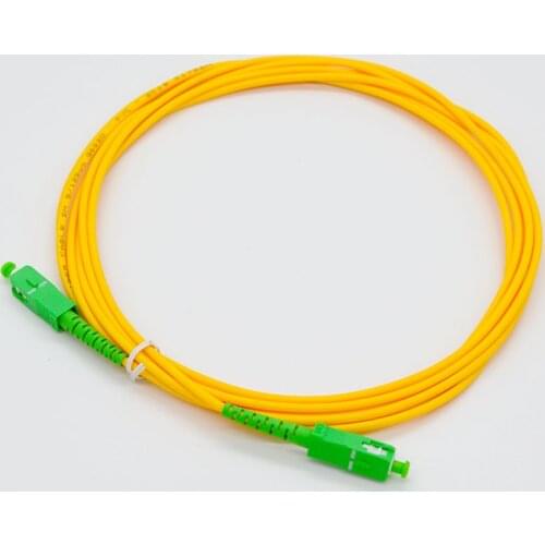 10pcs New 3.0 Fiber Optic Jumper SC/APC-SC/APC 3m Gigabit Single-Mode Pigtail CATV Cable Special Wholesale