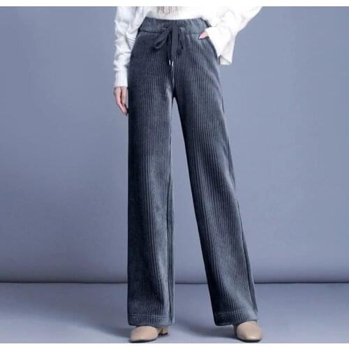 Aecu Women's Corduroy Trousers