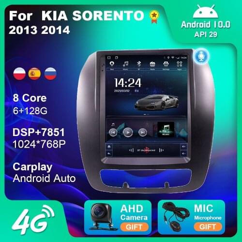 For KIA SORENTO 2013 2014 Android Car Radio Stereo Multimedia Video Player Autoradio Navigation GPS 9.7 Inch Audio for Cars 2din