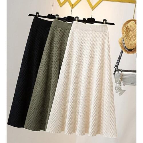 Женские трикотажные юбки COZOK China At AliExpress