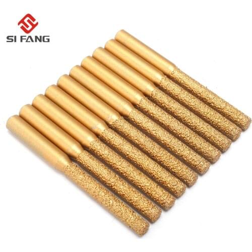 2-10pcs Dia Brazed Straight Diamond Profile Wheel Router Bit For Marble Granite Edge Profiling/Cutting Electric Router Granite