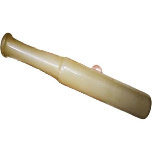 Chinese Old Jades Carving Natural Jade Cigarette Holder