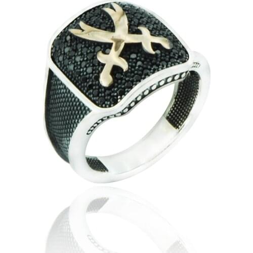 925 Silver Ottoman Rings Kayili Rings Resurrection Ertugrul Rings for Man