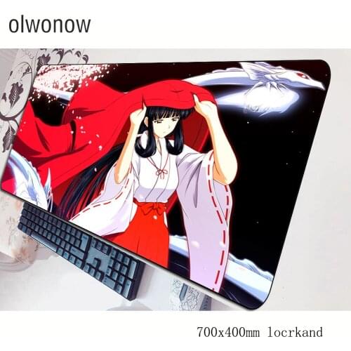 Inuyasha mouse pad High quality Computer mat 70x40cm gaming mousepad large cheapest padmouse keyboard games pc gamer desk
