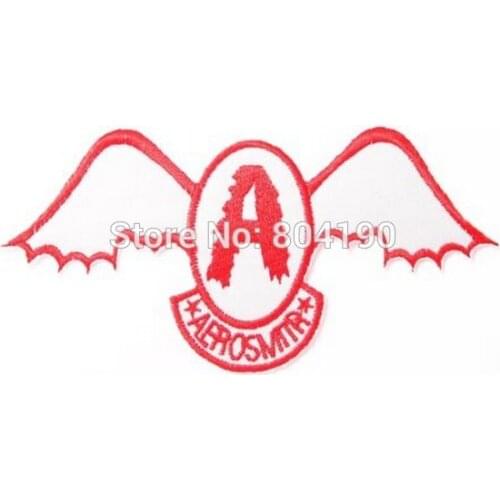 Red Wings Fashion Embroidered Iron On/Sew On Patch Rock Band COSTUME PATCH EMBLEM, Free shipping