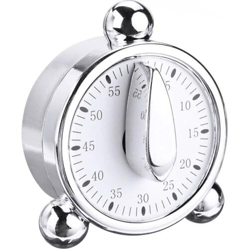 Fashion Kitchen Metal Mechanical Timer Oven Cooking Baking Alarm Timer Reminder Loud Alarm Kitchen Timing Device 1-60mins