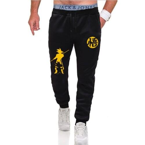 2021 Autumn Casual Pants men Goku Men Pants Cotton Gray Mens Joggers Sweatpants Black Trouser jogging pants