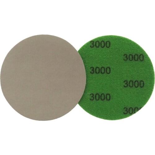 25pcs Sandpaper 3 Inch 75mm Hook Loop Wet Dry 1000 1500 2000 3000 5000 Grit Waterproof Sanding Disc For Orbital DA Disc Sander