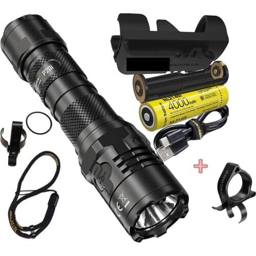 NITECORE P20i LED Flashlight SST-40-W LED 1800 Lumens Rechargeable Flashlight with 21700 Battery for Law Enforcement,Search