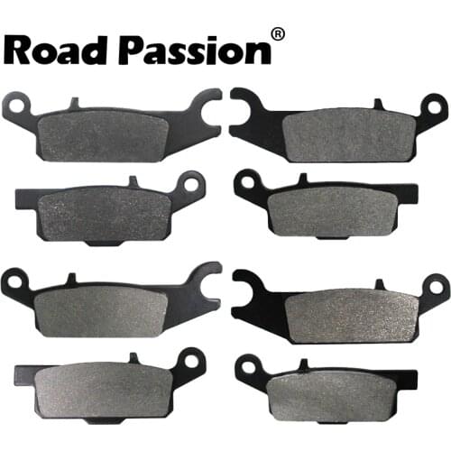 Road Passion Motorcycle Front & Rear Brake Pads For YAMAHA GRIZZLY 550 / YFM YFM550 700 YFM700 Ducks Unlimited Ed