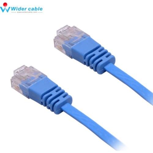 Flat Ethernet Cable Blue CAT 6 CAT6 RJ45 Network Ethernet Patch Cord Lan Cable RJ-45 1m 2m 3m 5m