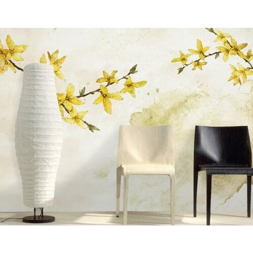 Custom 3 d mural,Leisure garden flower Beige wallpaper,restaurant living room tv sofa wall children bedroom papel de parede