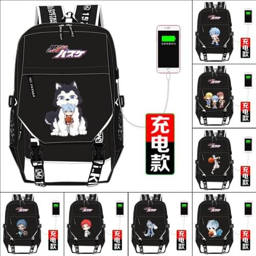 Anime Kurokos Kuroko Tetsuya Cartoon Backpack School Bags Bookbag Teenagers Mochila Feminina Travel Bag Laptop Shoulders Bag