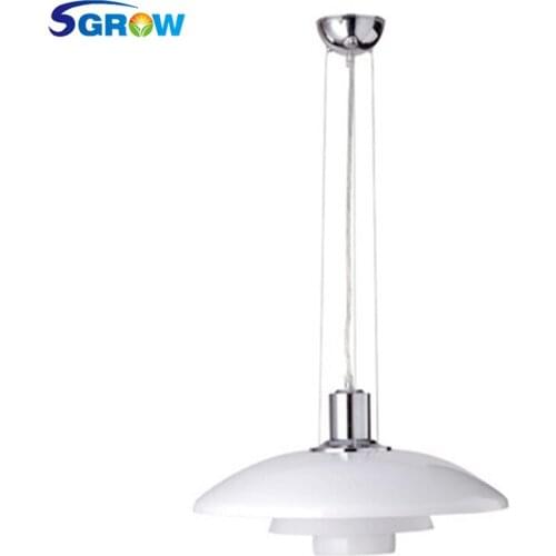 SGROW White Glass Pendant Lights Art Decoration Lighting for Bedroom Bar Study Room Dinning Room Lamp Nordic Lamparas de comedor